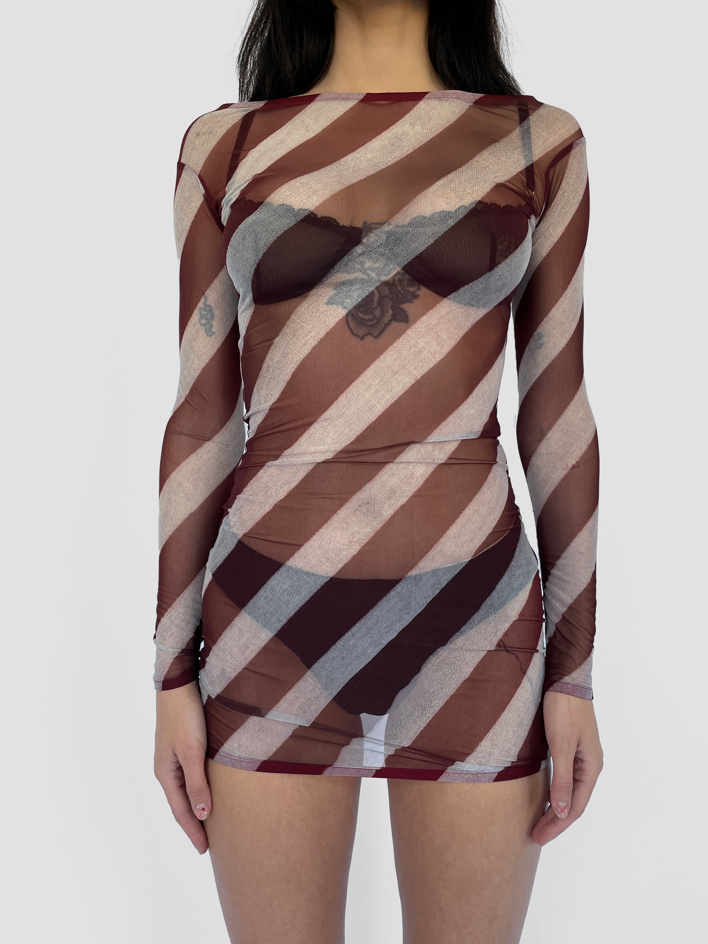 Candy Cane Mini Dress
