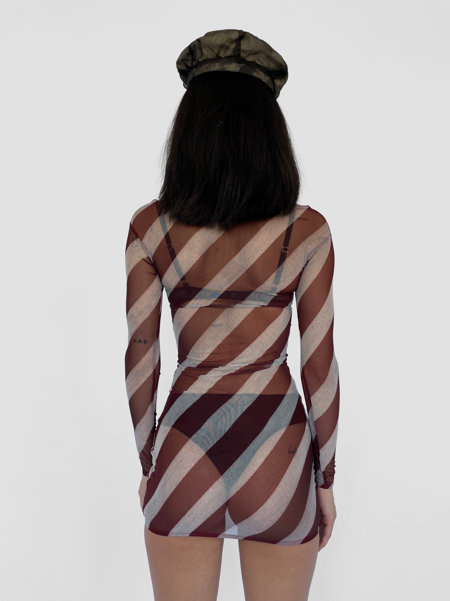 Candy Cane Mini Dress