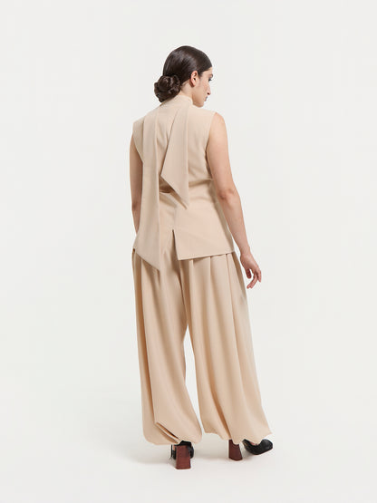 Wool Balloon Trousers