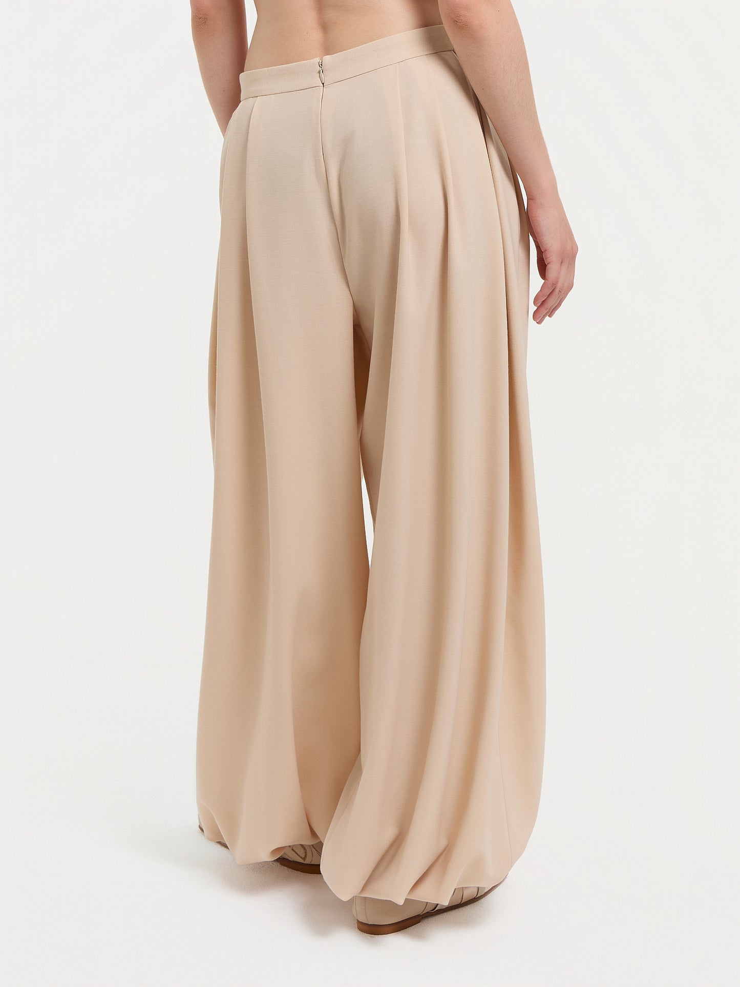 Wool Balloon Trousers