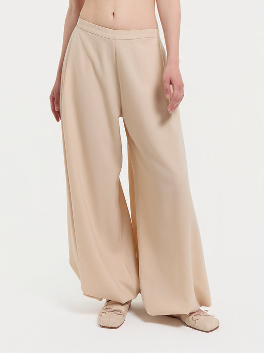 Wool Balloon Trousers