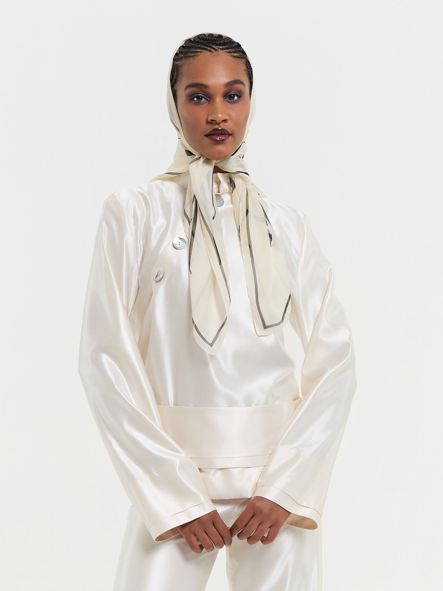 Silk Clock Scarf