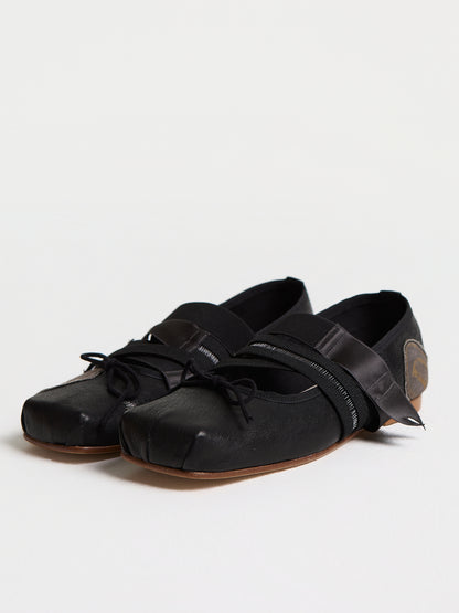 Black Ballet Flats