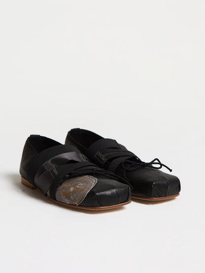Black Ballet Flats
