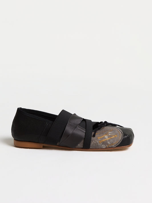 Black Ballet Flats