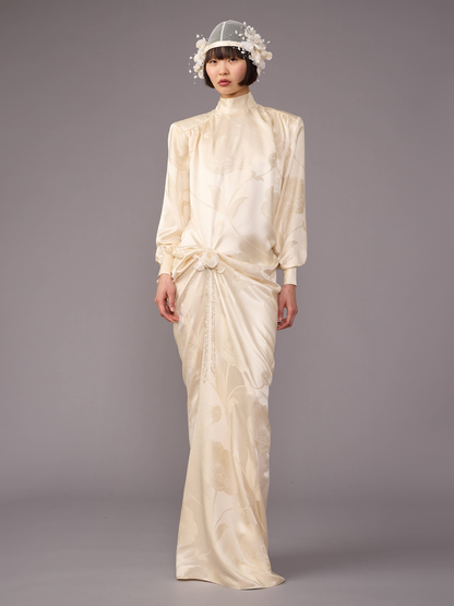 Bridal Drape Dress