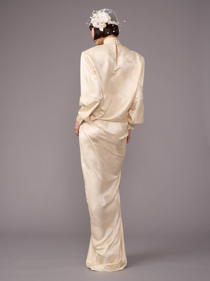Bridal Drape Dress