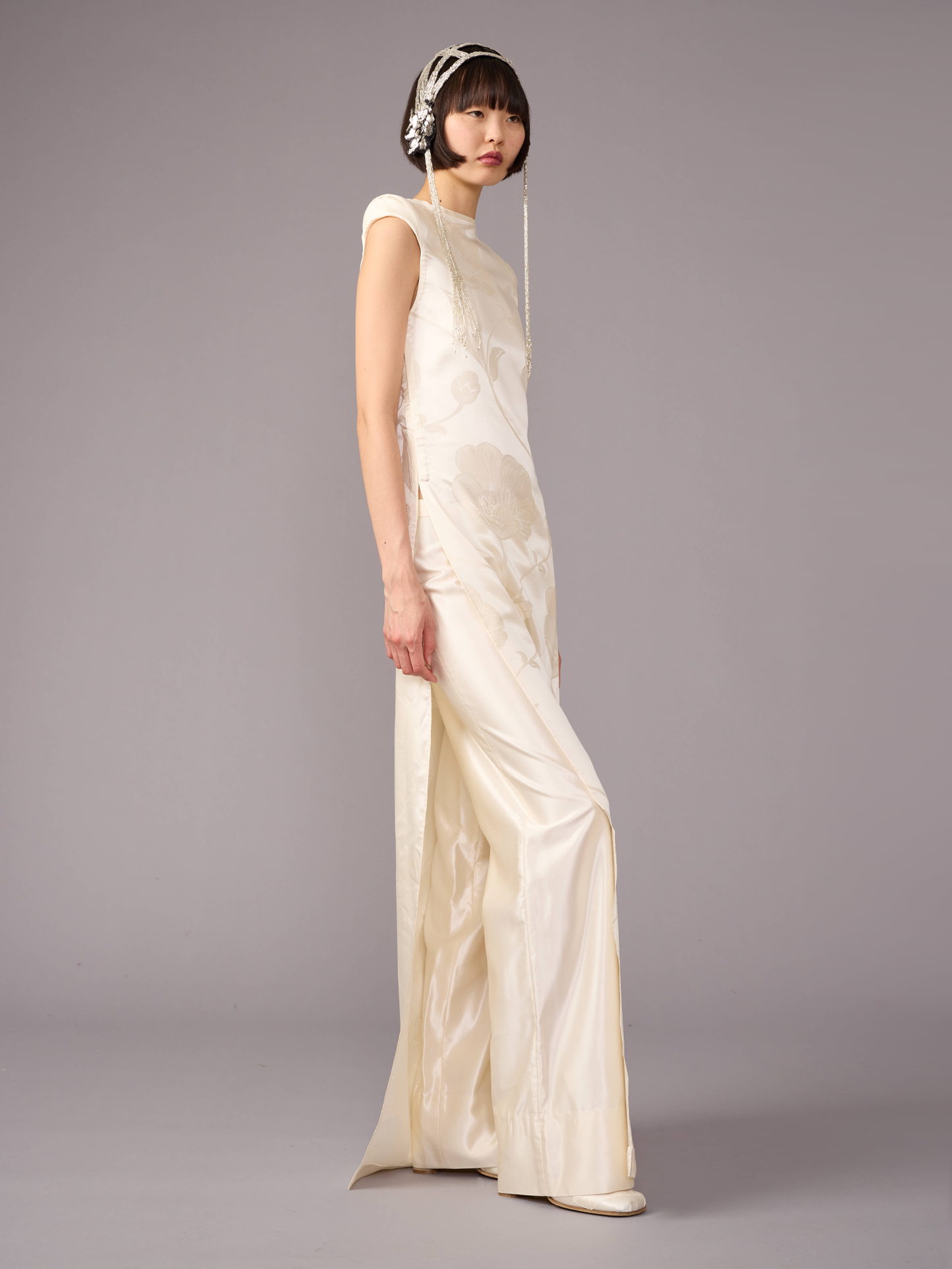 Bridal Floral Tunic Dress