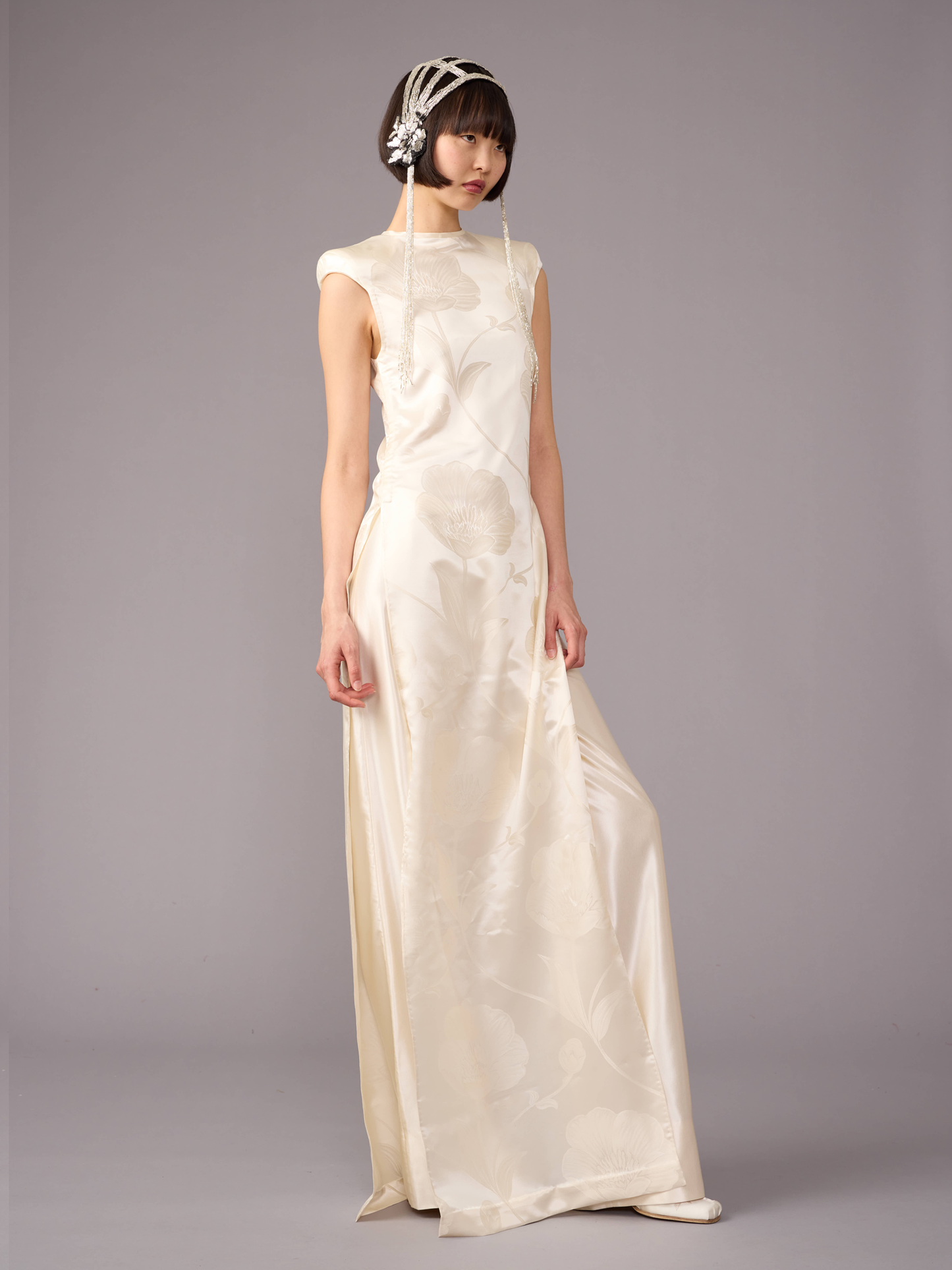 Bridal Floral Tunic Dress