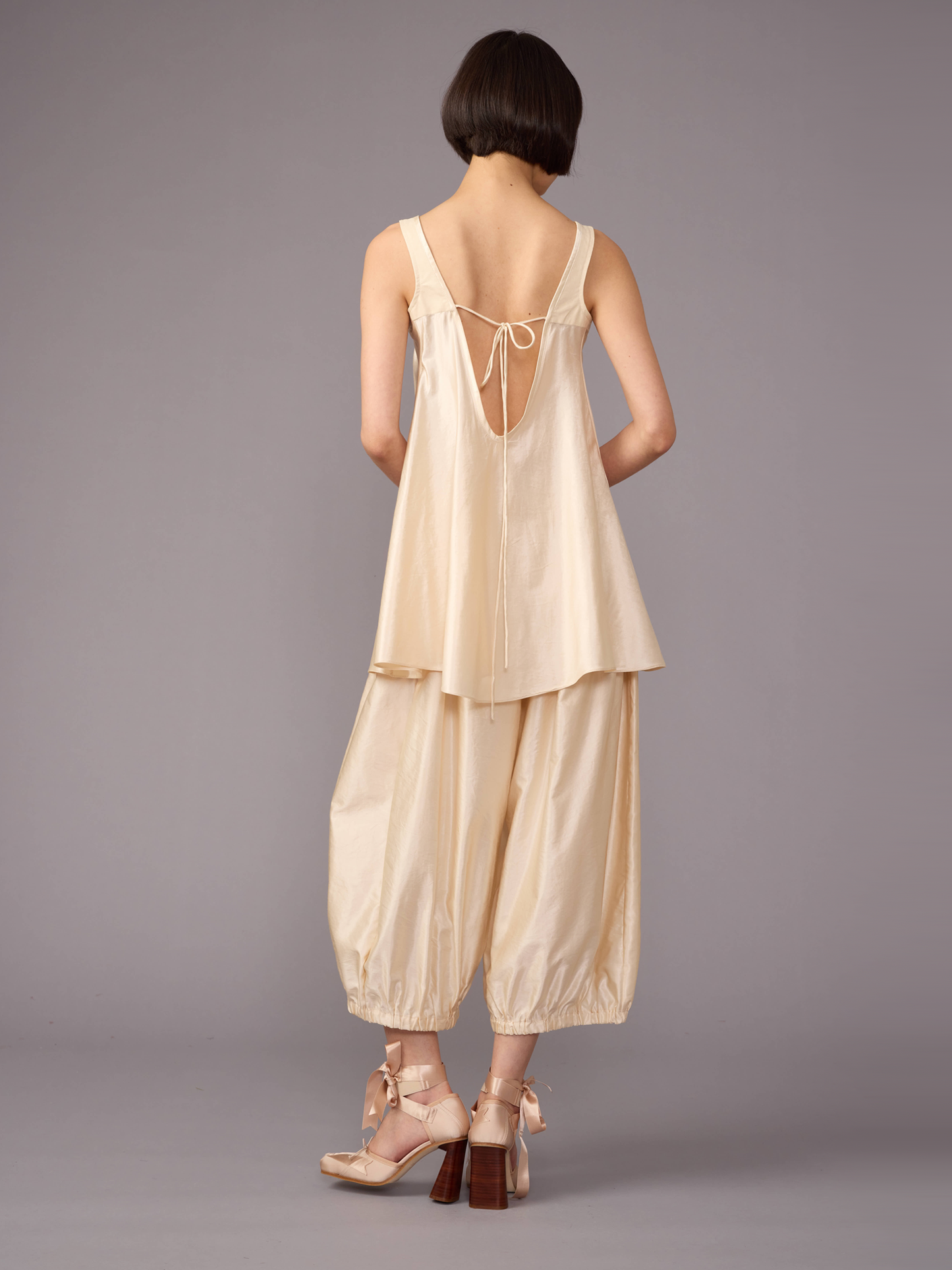 Silk Babydoll Dress