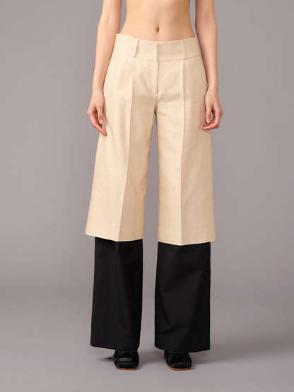 Silk & Wool Double Trousers