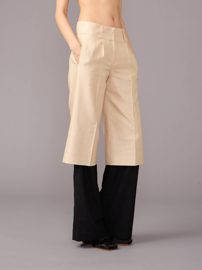 Silk & Wool Double Trousers