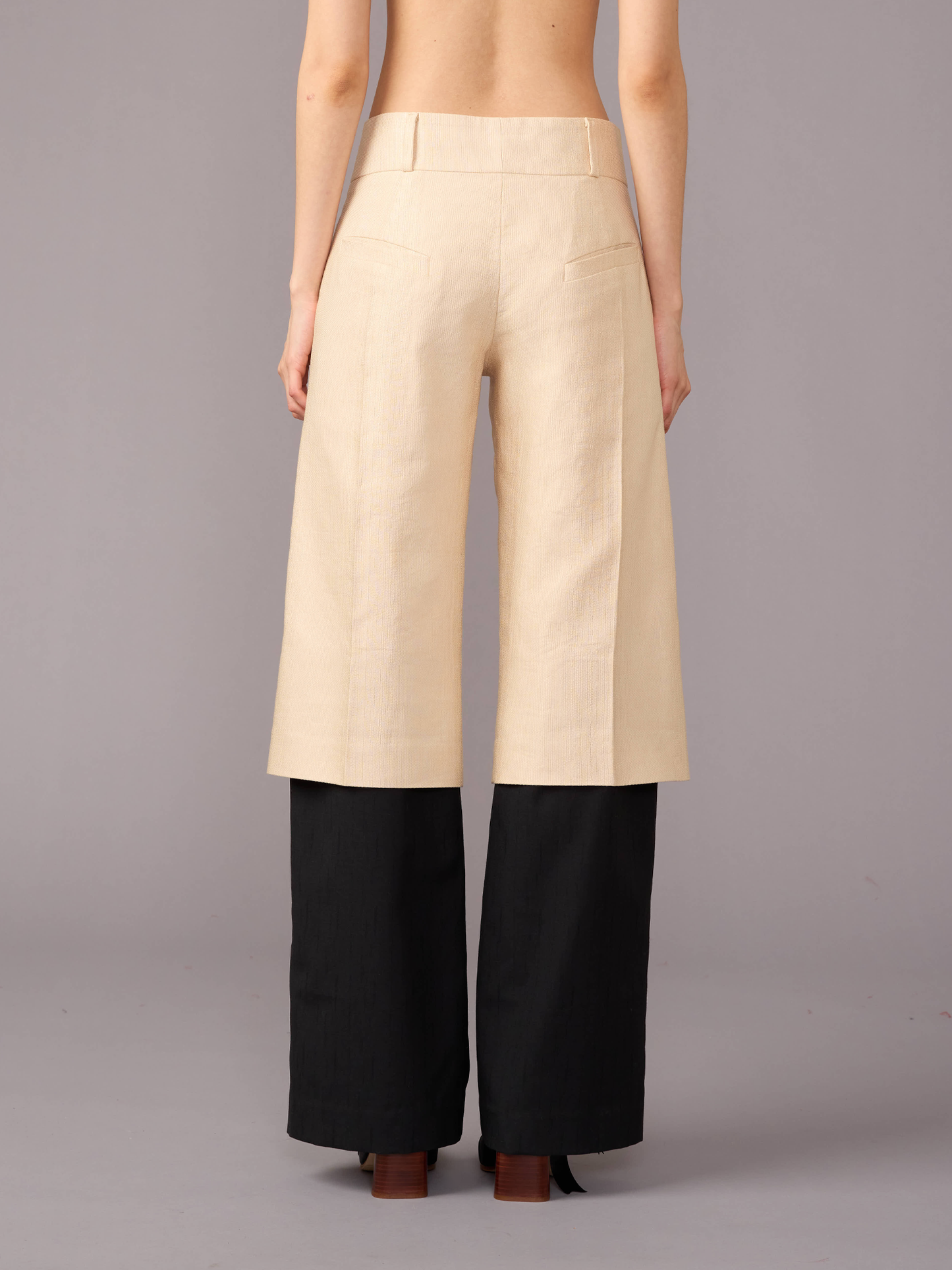 Silk & Wool Double Trousers