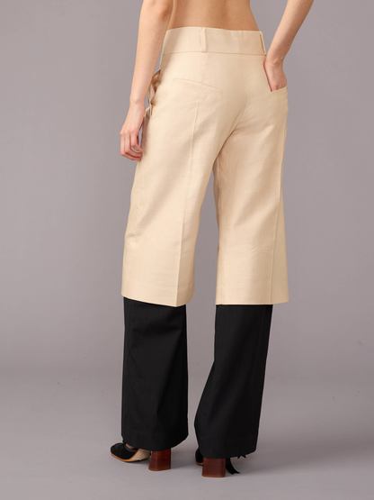 Silk & Wool Double Trousers
