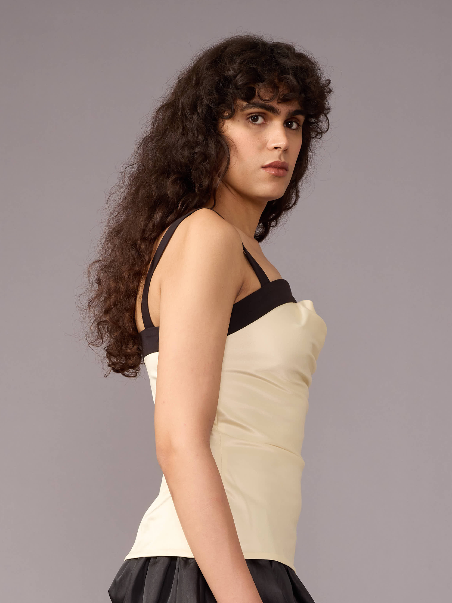 Cream Giovanni Top