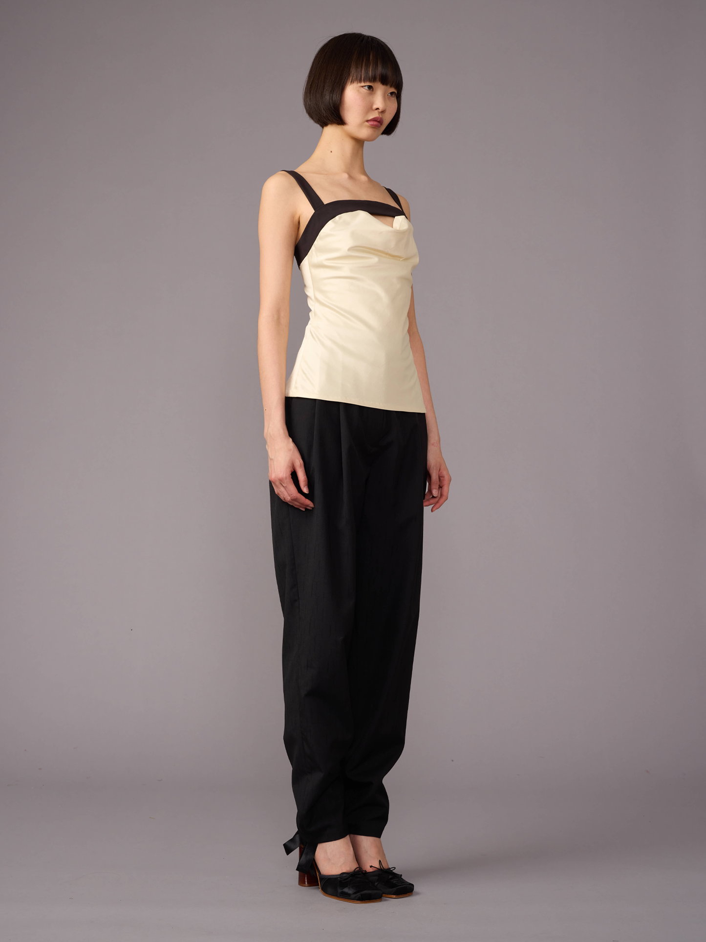 Cream Giovanni Top