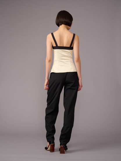Cream Giovanni Top