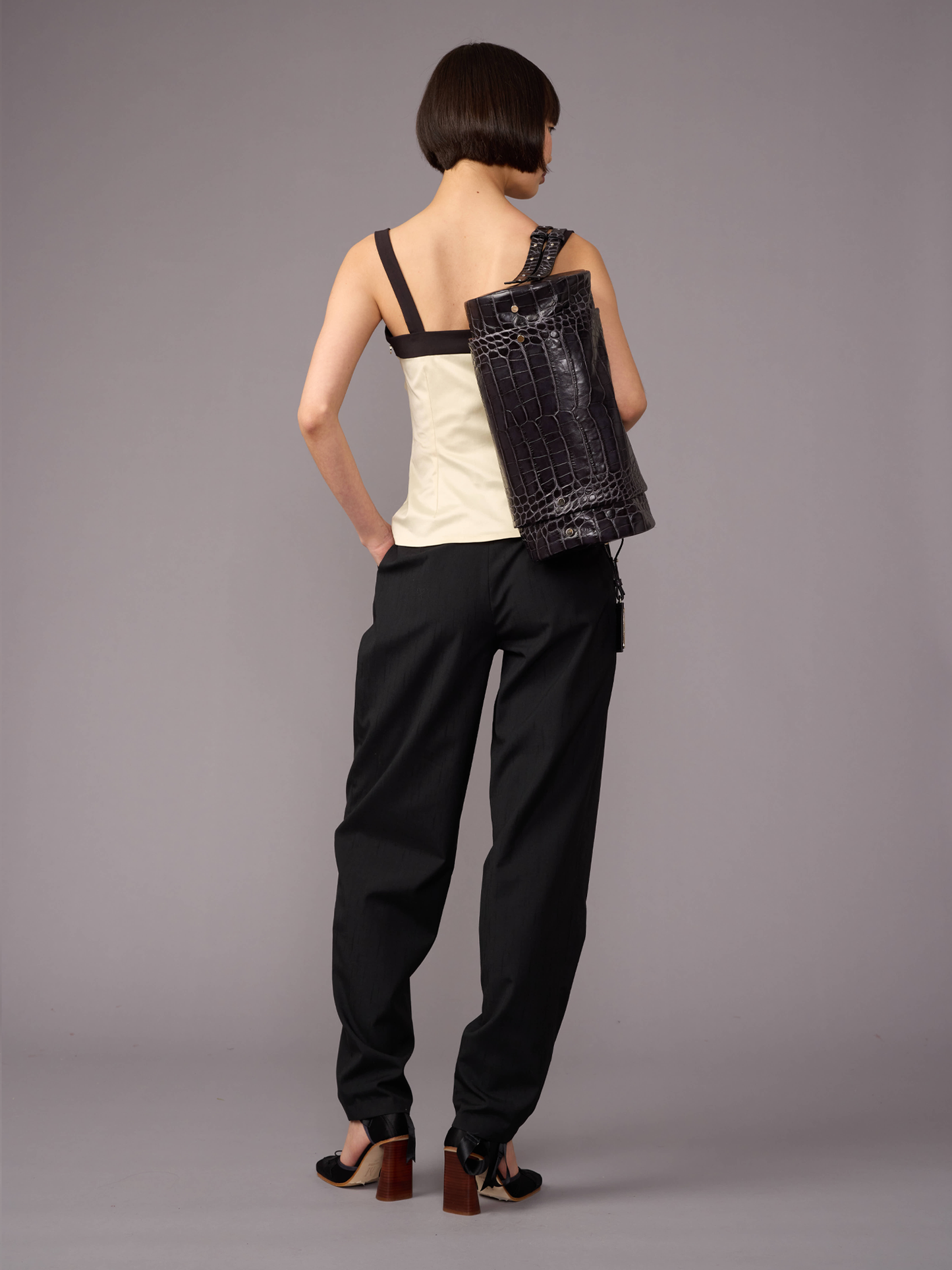 Charcoal Bowling Bag
