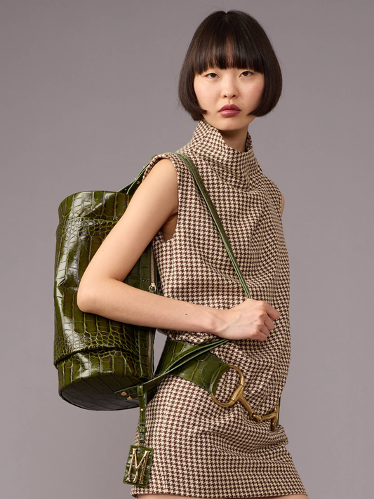 Emerald Green Bowling Bag