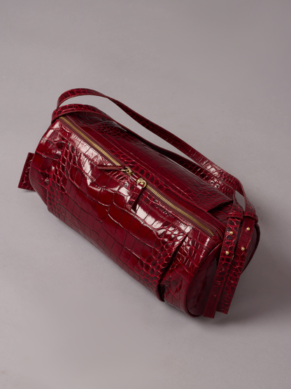Cherry Red Bowling Bag