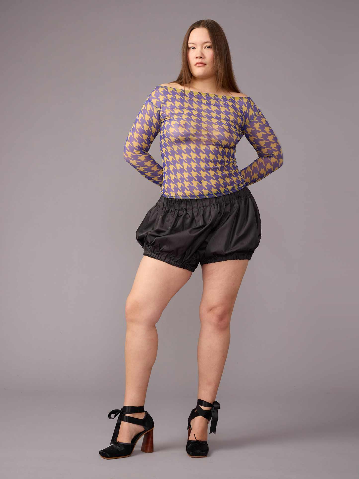 Houndstooth Top