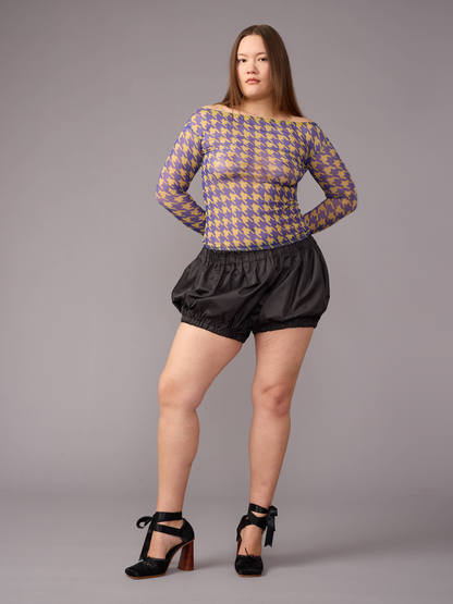 Houndstooth Top