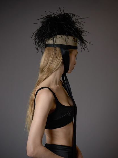 Pillbox Plum Hat