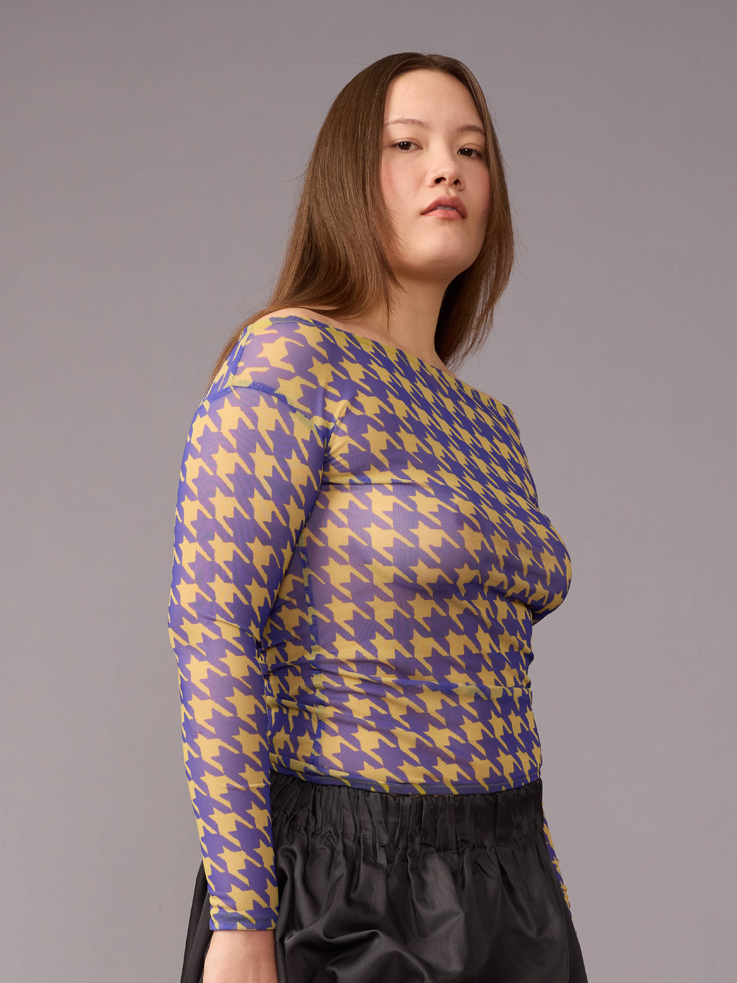 Houndstooth Top