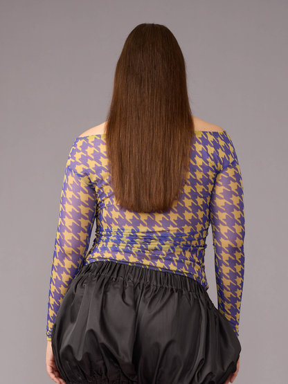 Houndstooth Top