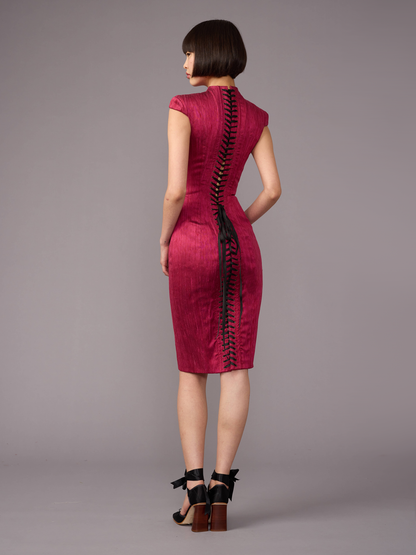 Fuchsia Corset Dress