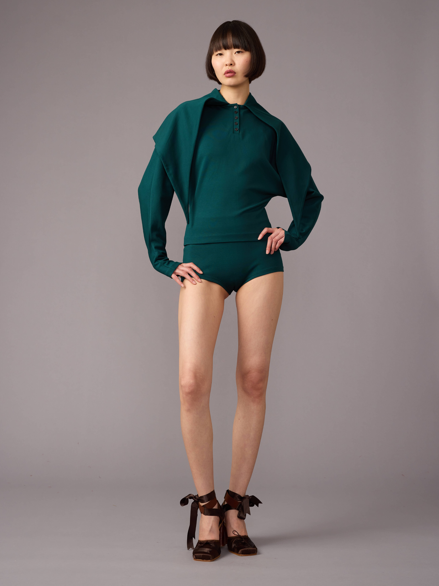 Petrol Batsleeve Jumper