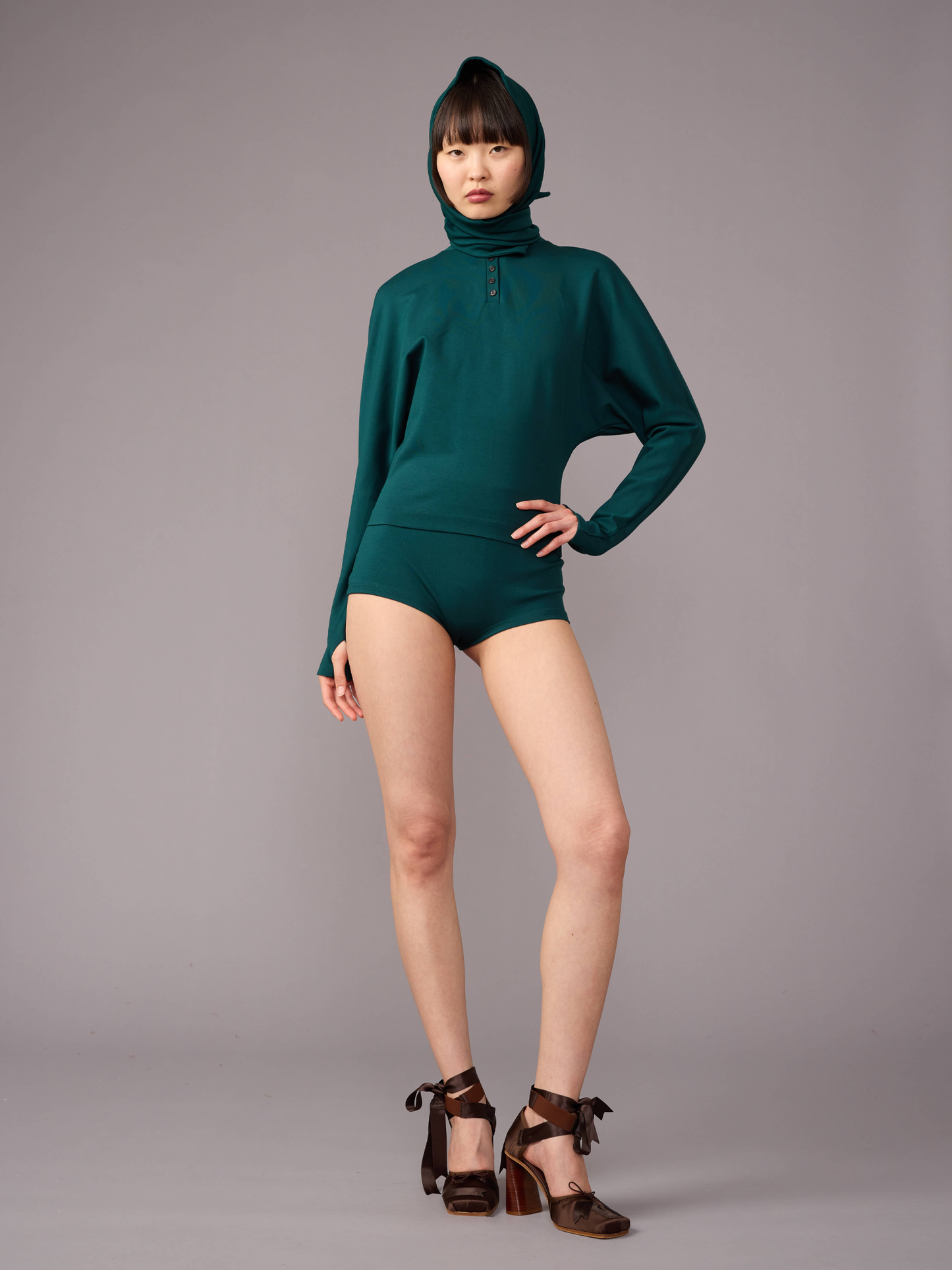 Petrol Batsleeve Jumper