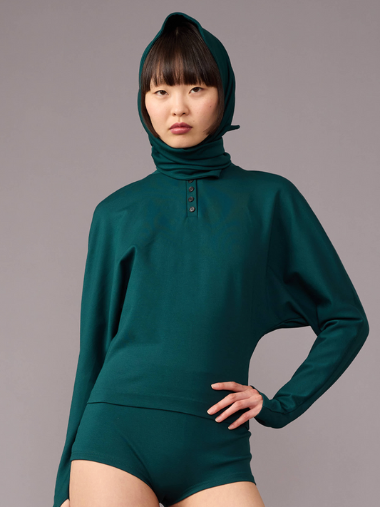 Petrol Batsleeve Jumper