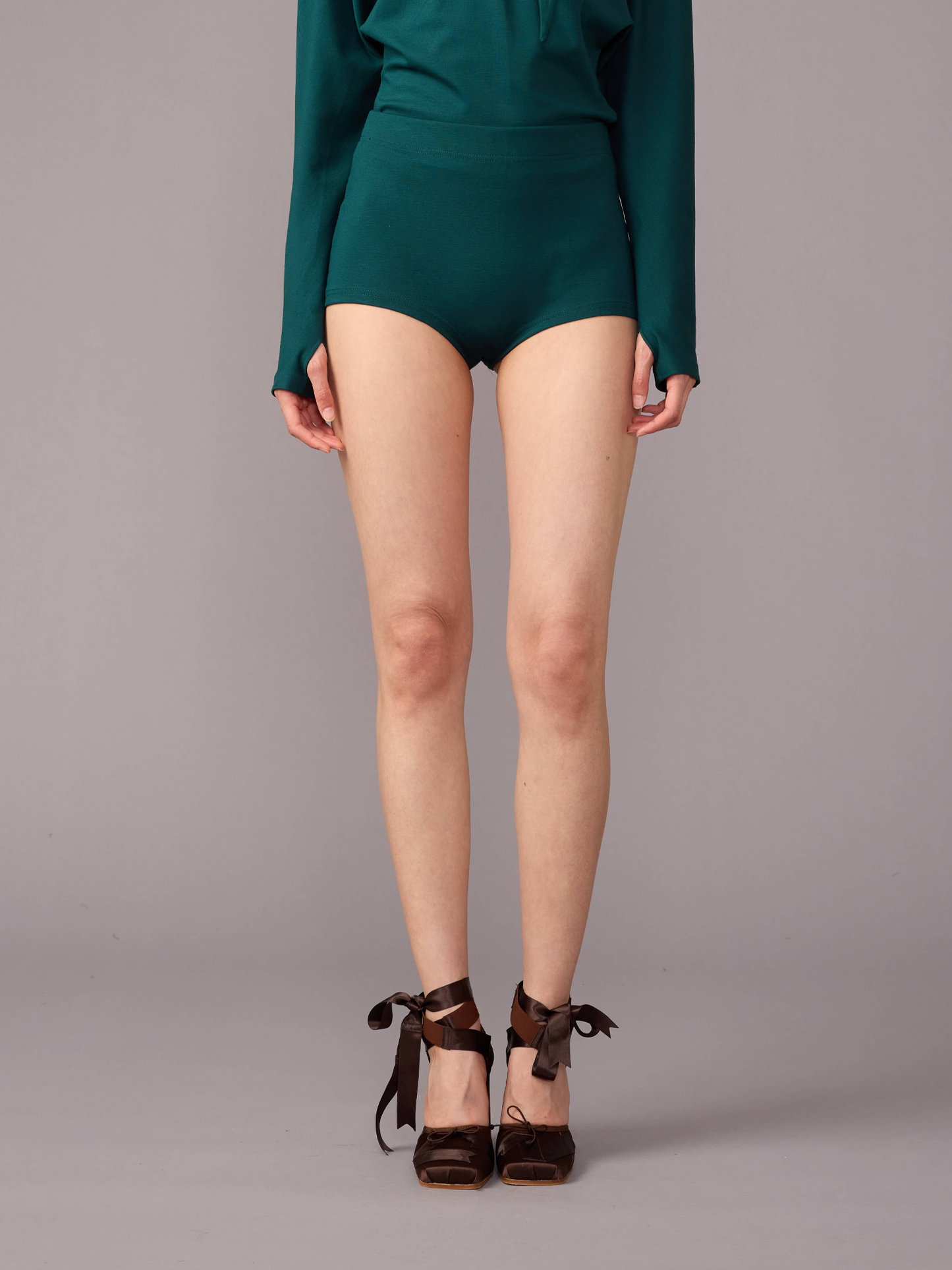 Petrol Mini Shorts