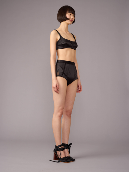 Black Burlesque Shorts