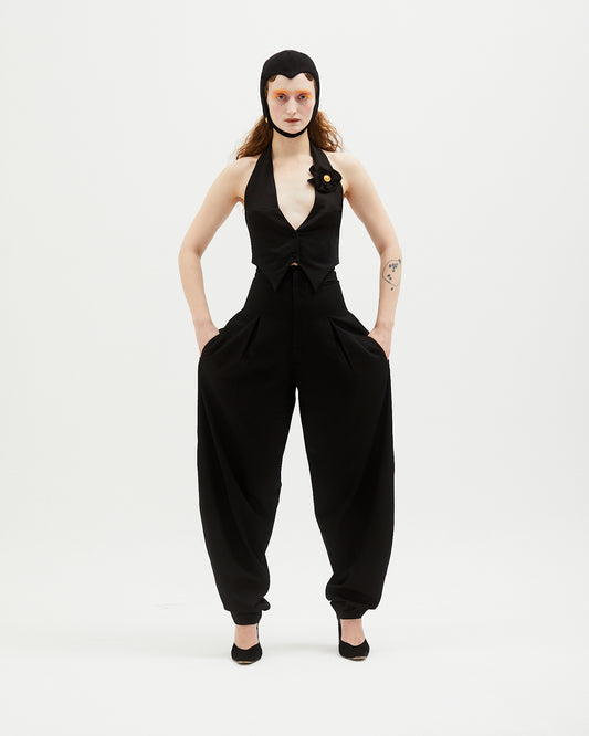 Balloon Trousers Black
