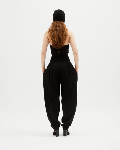 Balloon Trousers Black