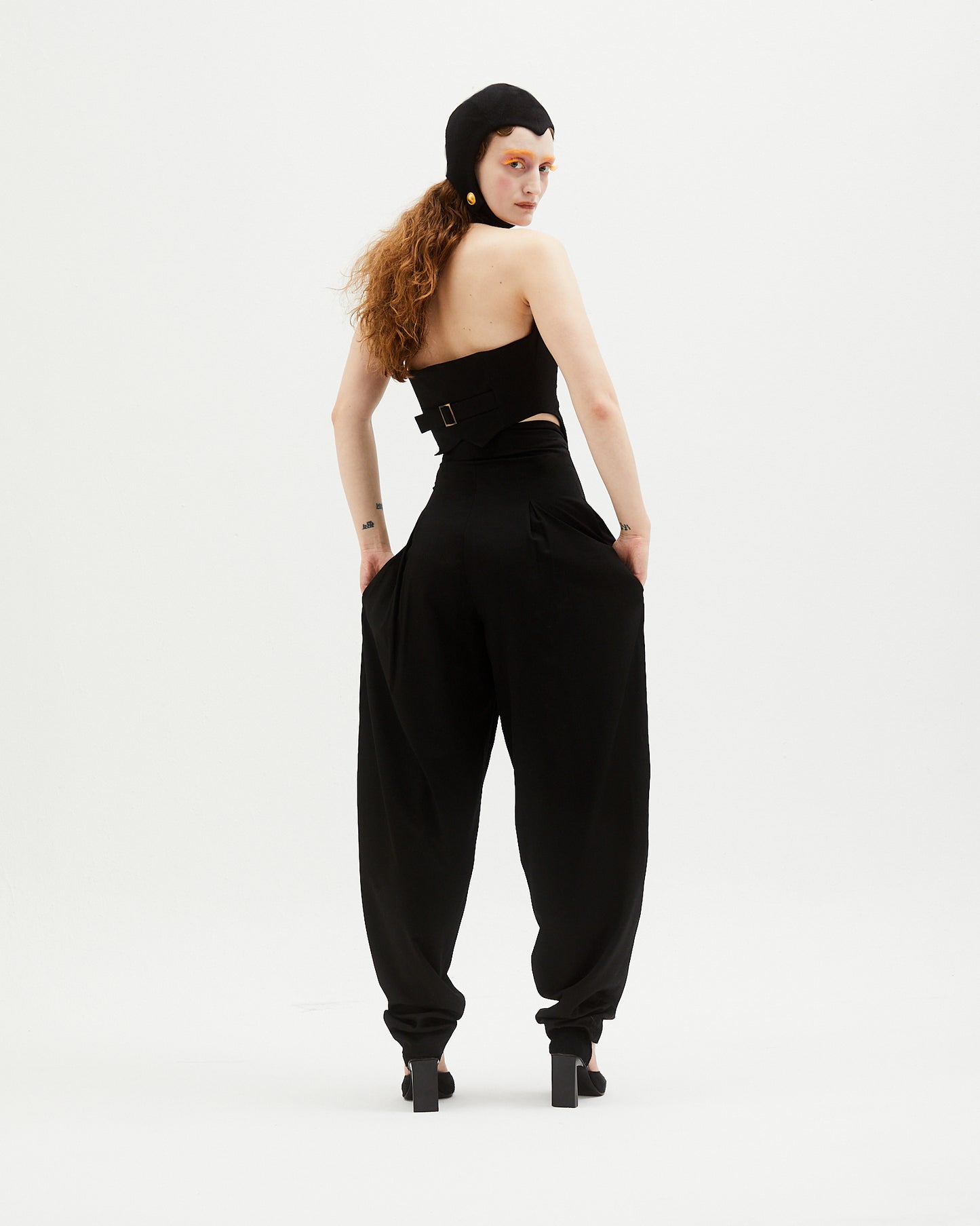 Balloon Trousers Black