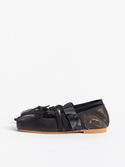 Black Ballet Flats