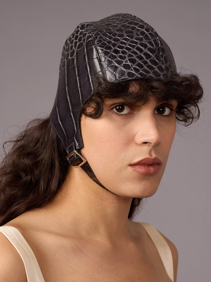 Charcoal Pilot Cap