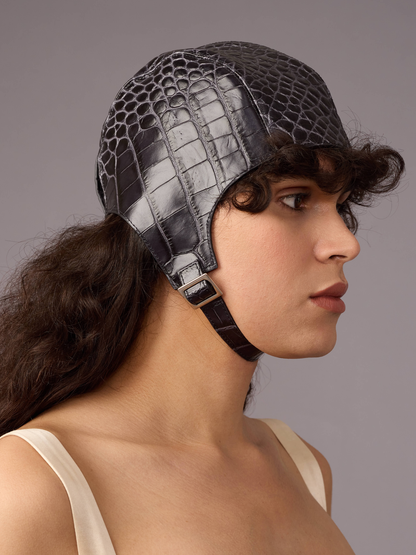 Charcoal Pilot Cap