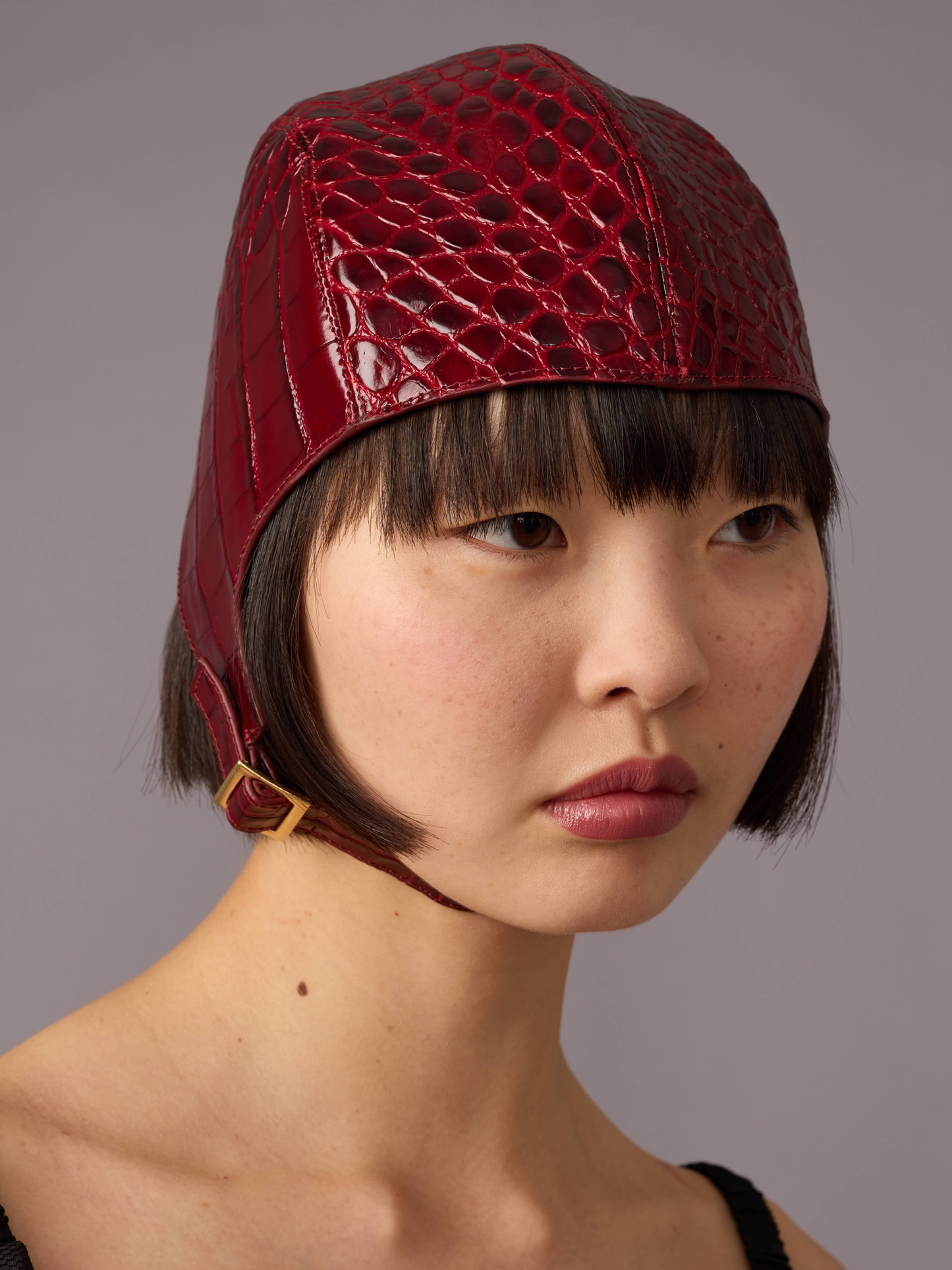 Cherry Red Pilot Cap