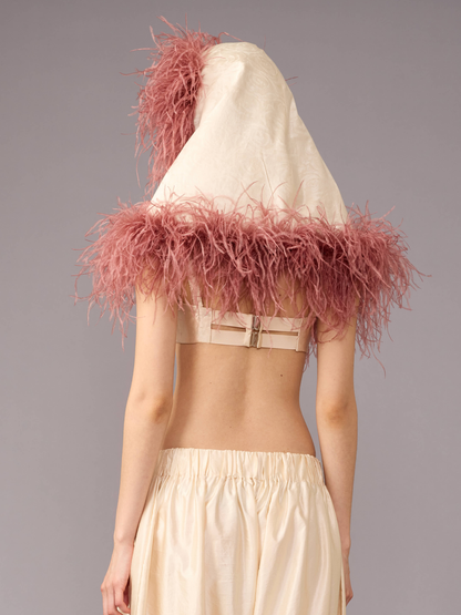 Rose Feather Hood