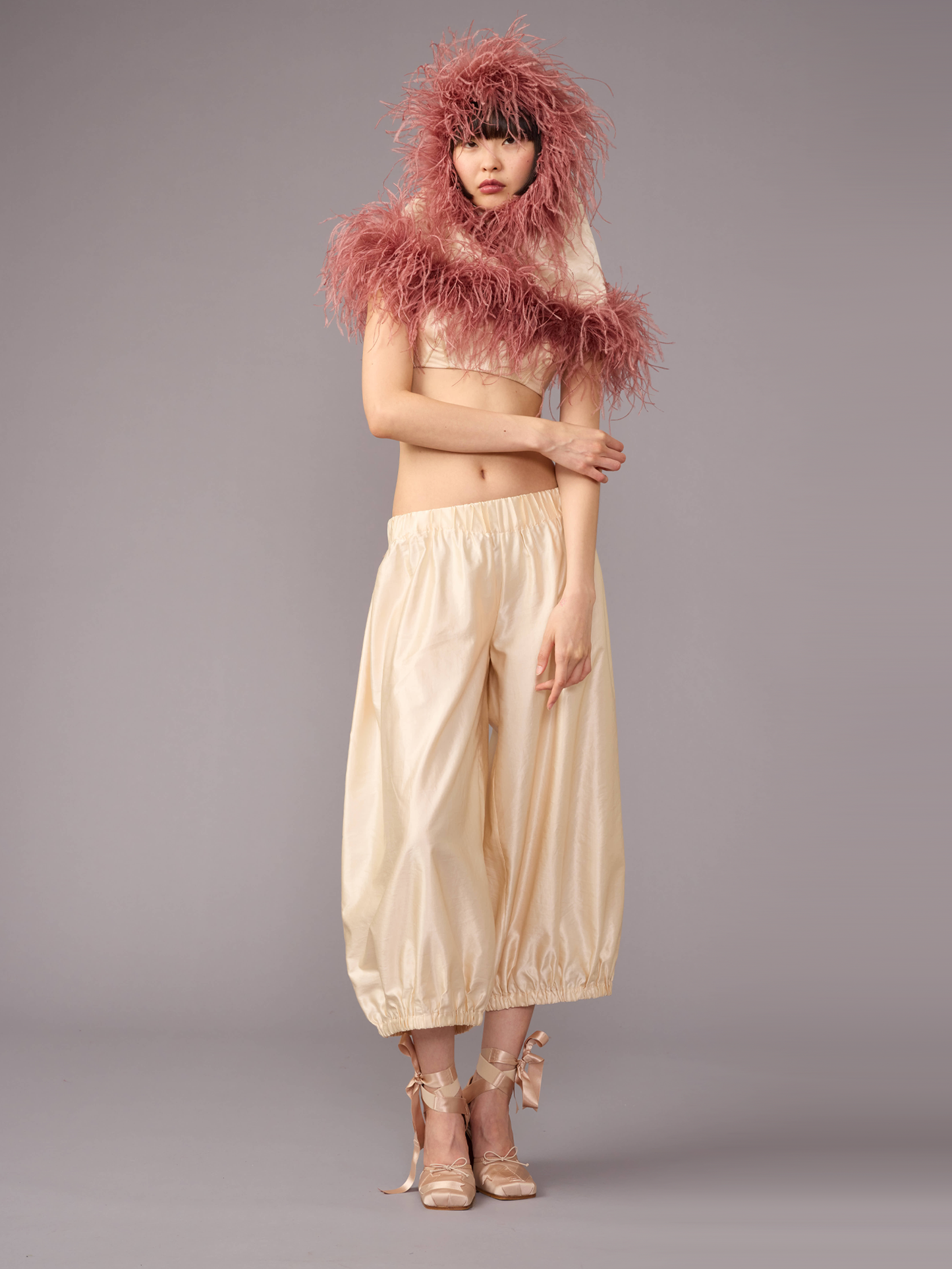 Rose Feather Hood