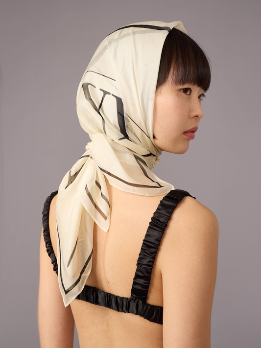 Silk Clock Scarf
