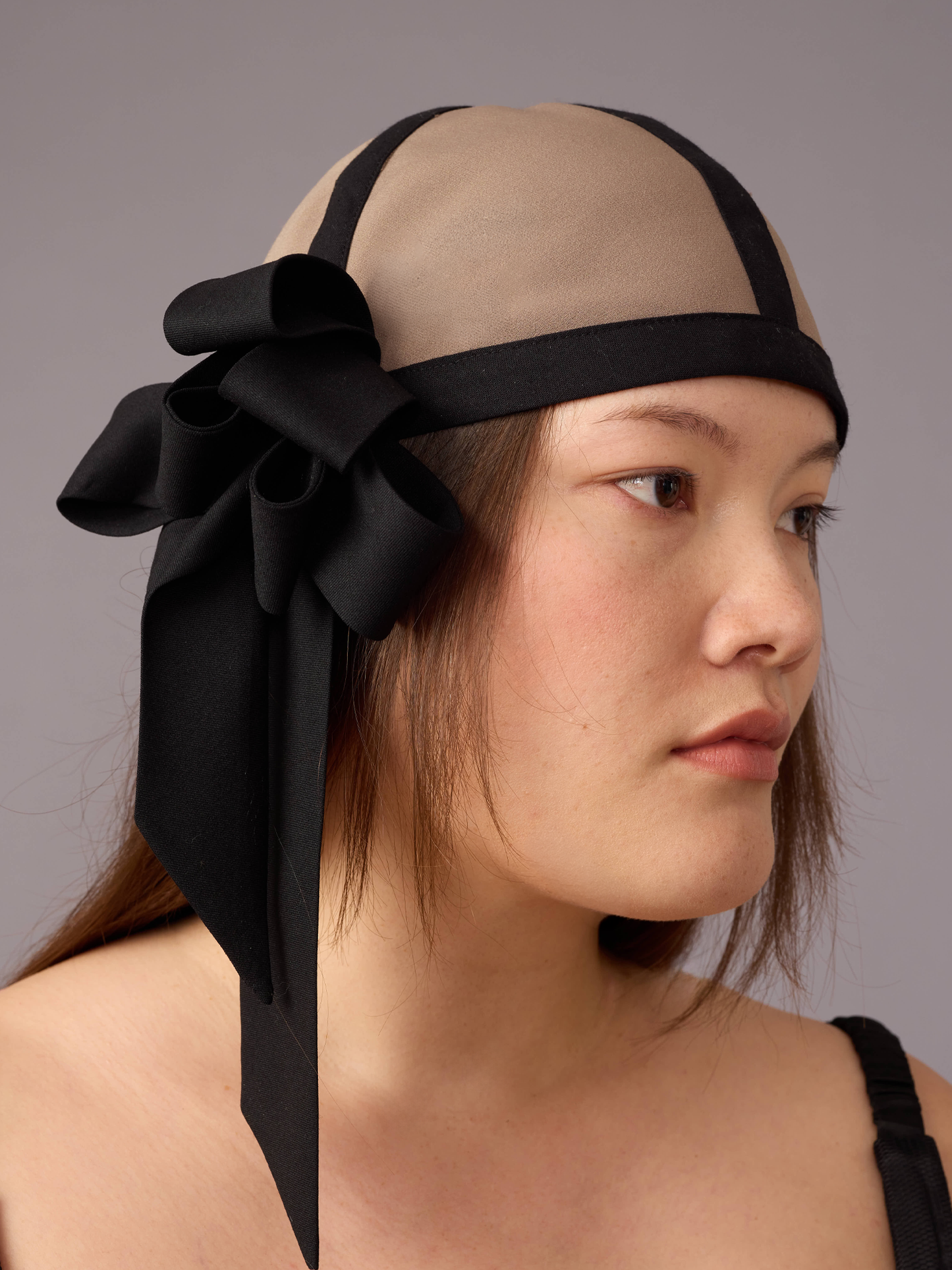 Ribbon Flapper Cap