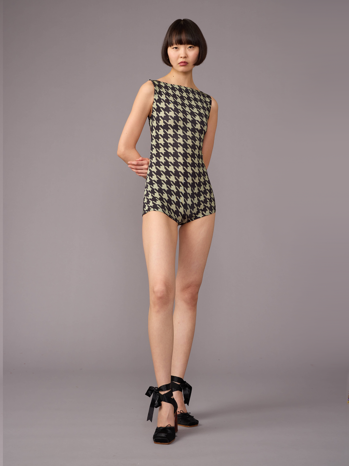 Houndstooth Leotard
