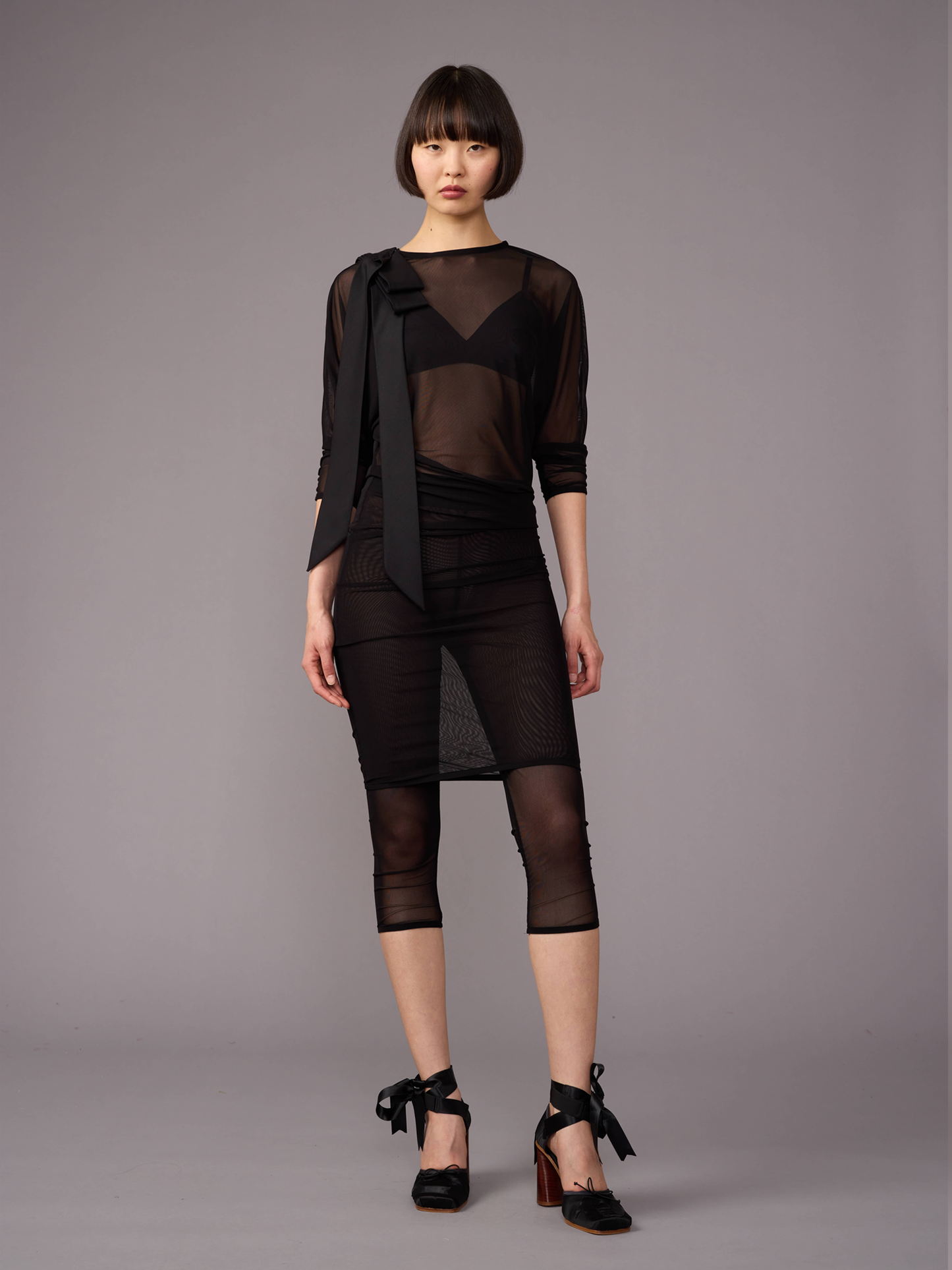 Batsleeve Midi Dress