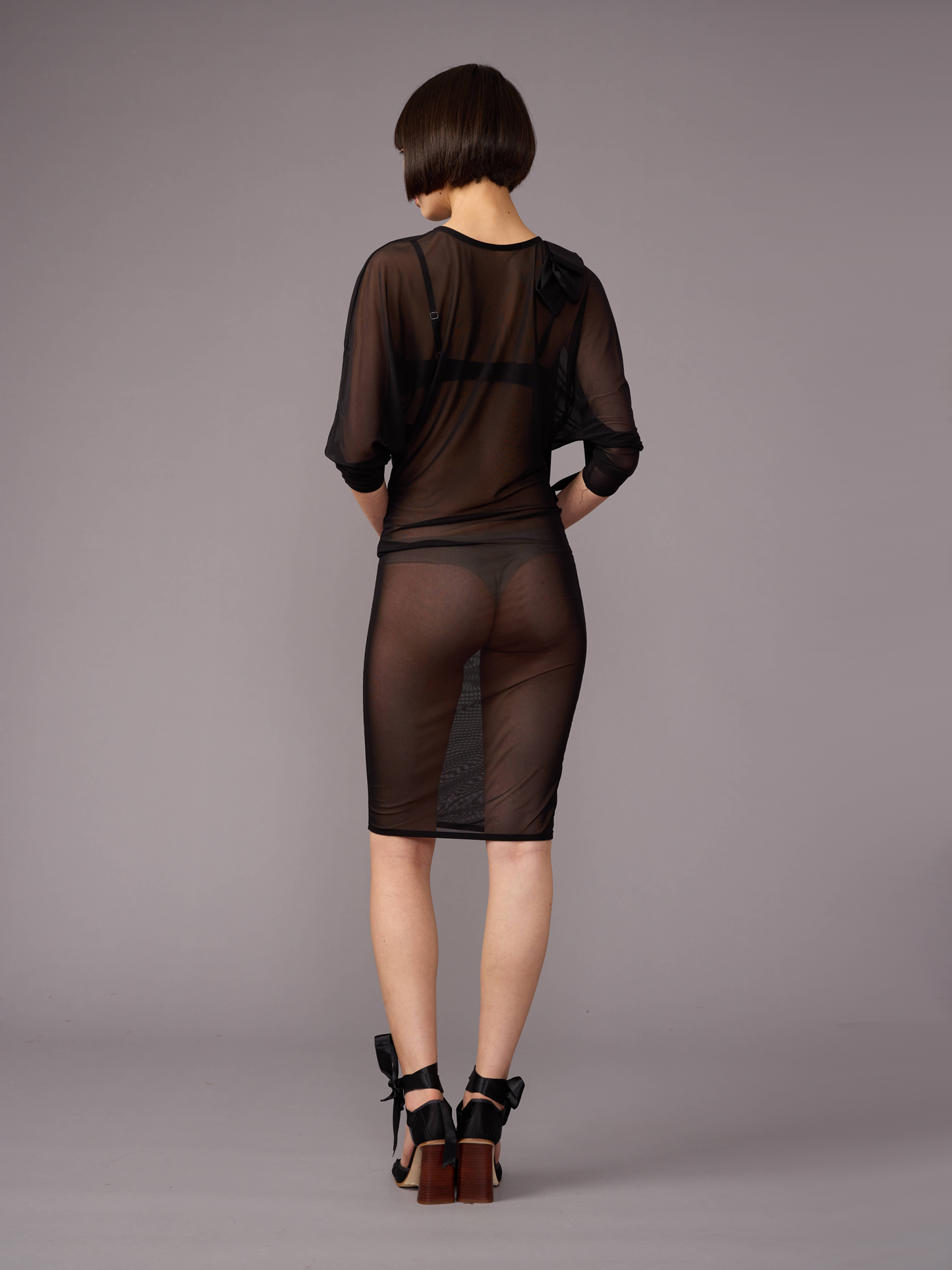 Batsleeve Midi Dress