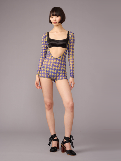 Houndstooth Wrestling Suit